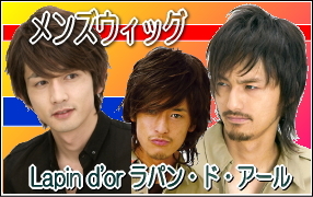 本格ウィッグ・ラパンドアール(男)