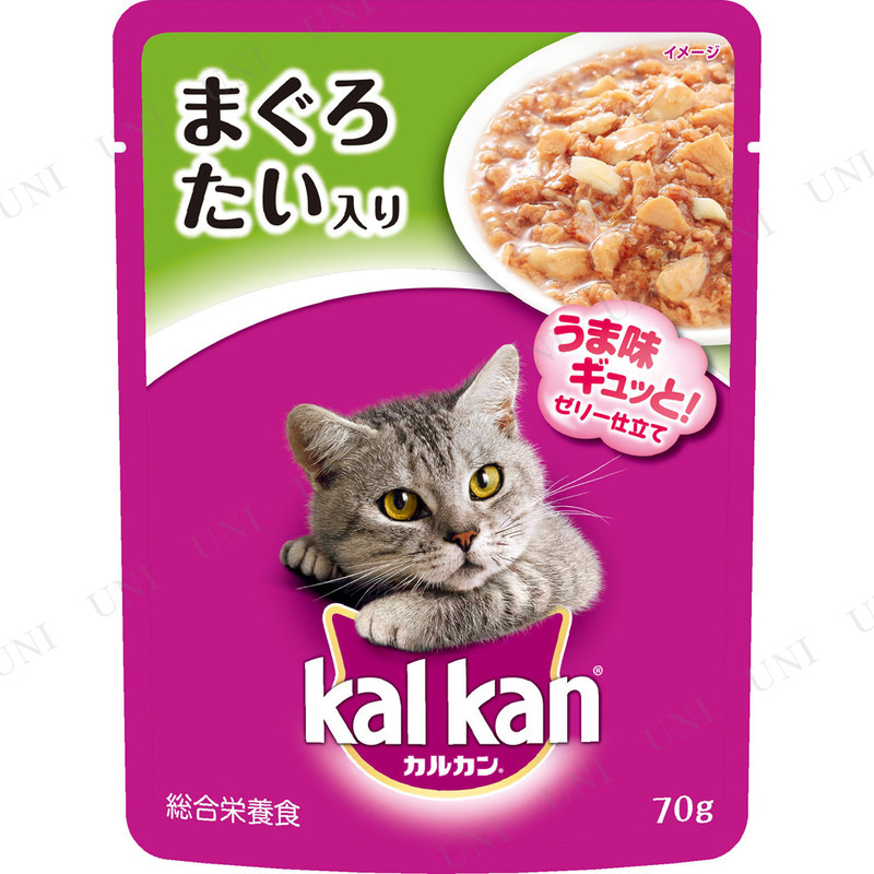 【取寄品】 カルカン(kalkan) まぐろ たい入り 70g 【 猫の餌 ネコ ペット用品 猫缶 ペットグッズ ウェットフード エサ キャットフード