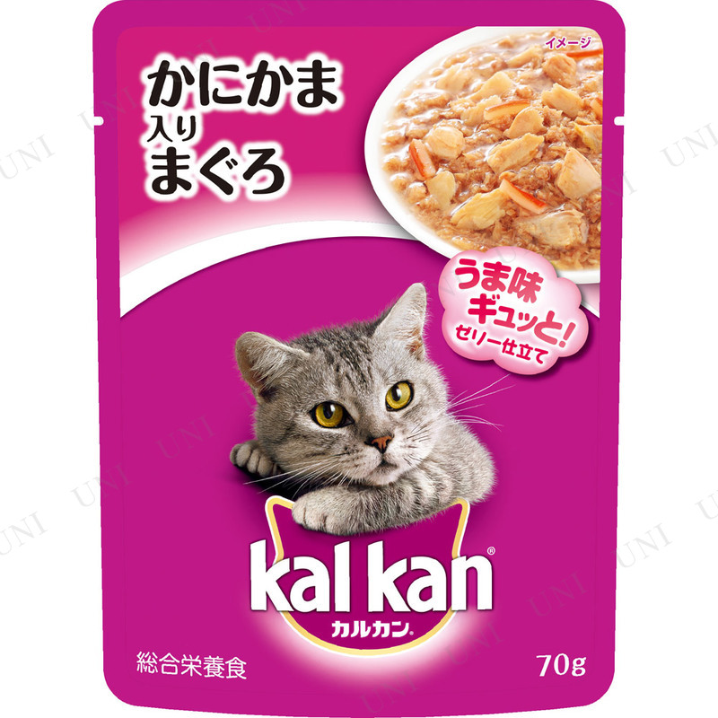 【取寄品】 カルカン(kalkan) かにかま入りまぐろ 70g 【 ペットフード ペットグッズ ペット用品 エサ キャットフード ウェットフード 猫