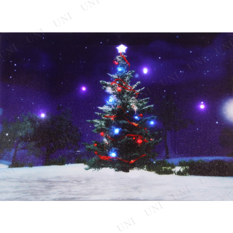 [2点セット] ライティングピクチャー ツリー 【 壁掛け パーティーグッズ 吊るし飾り パーティーデコレーション 装飾 クリスマスパーティ