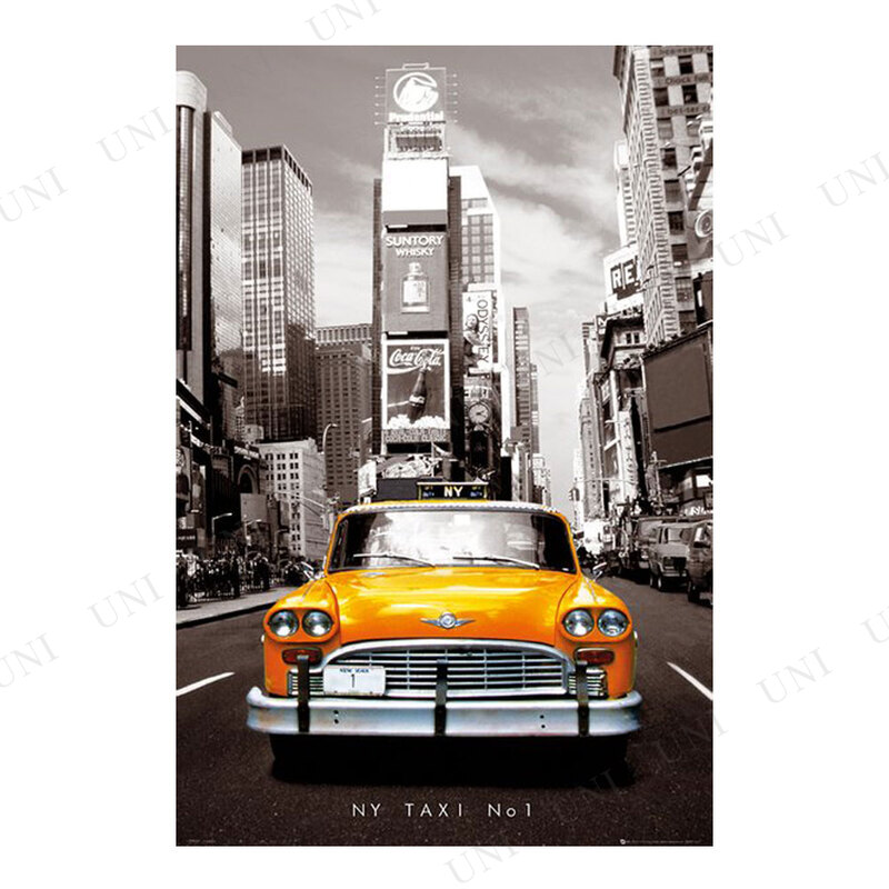 【取寄品】 NEW YORK taxi ポスター 【 インテリア雑貨 】