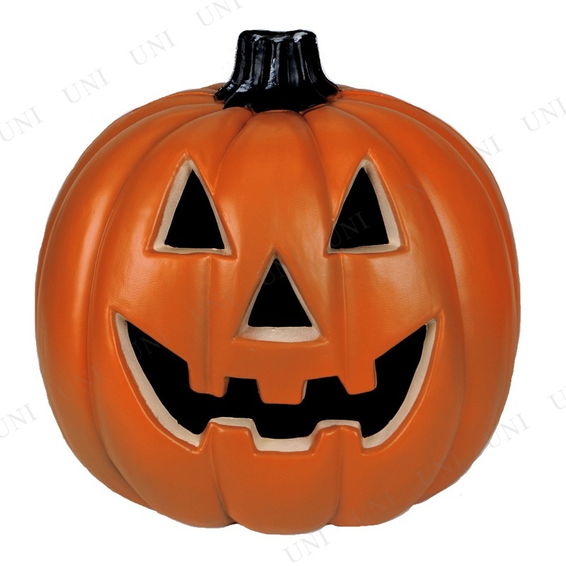 [2点セット] 30cm パンプキンランタンL(スマイル) 【 光る かぼちゃ 飾り ライトアップ 雑貨 インテリア デコレーション ハロウィン 装飾