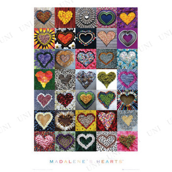 【取寄品】 Madalene's Hearts (ポスター) 【 デザイン グラフィック ＣＧ インテリア雑貨 】