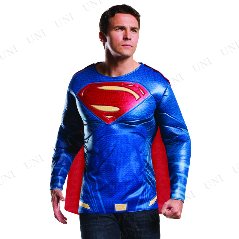 コスプレ 仮装 スーパーマン マッスルチェストシャツ XL (大きいサイズ) 【 コスプレ 衣装 ハロウィン 仮装 コスチューム 大きいサイズ