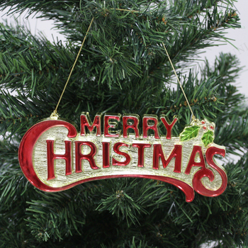 クリスマス ツリー オーナメント メリークリスマスプレート M 20cm 【 クリスマスパーティー ツリー飾り 雑貨 装飾 クリスマス飾り パ