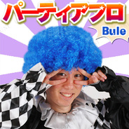パーティーヘアーアフロ Dブルー