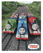 THOMAS AND FRIENDS trio �ߥ˥ݥ�����