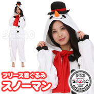 ..フリース着ぐるみ Christmas スノーマン