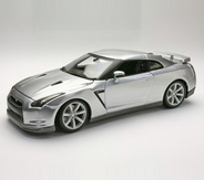 1/18 Scale NISSAN GT-R (2009) / Metallic Silver