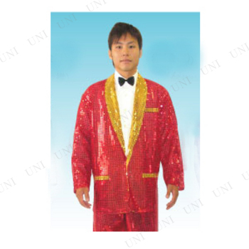 【取寄品】 コスプレ 仮装 スパークタキシード (レッド)