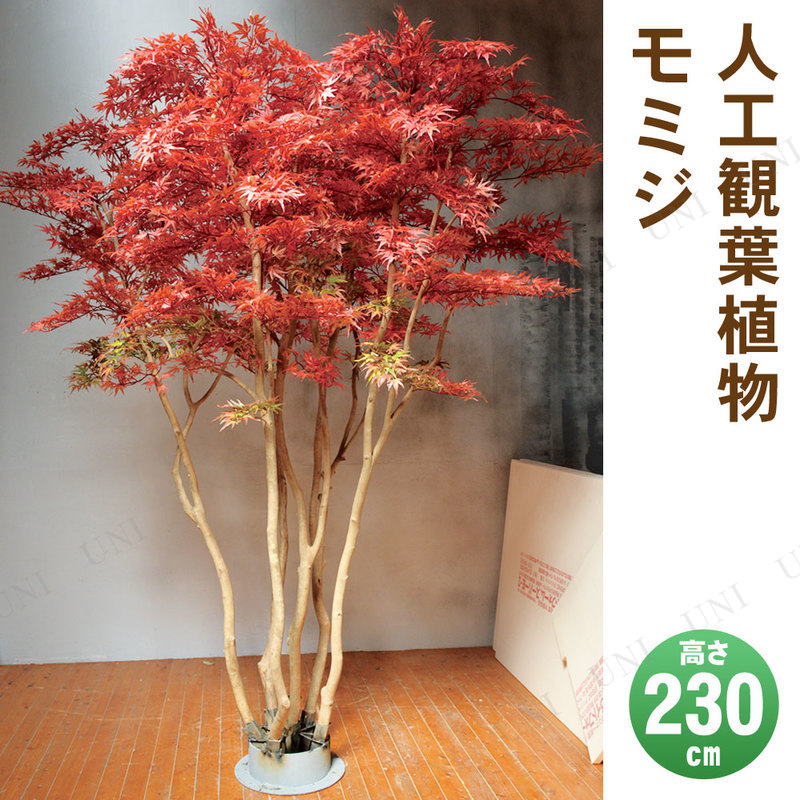【取寄品】 フェイクグリーン 光触媒 モミジ 230cm