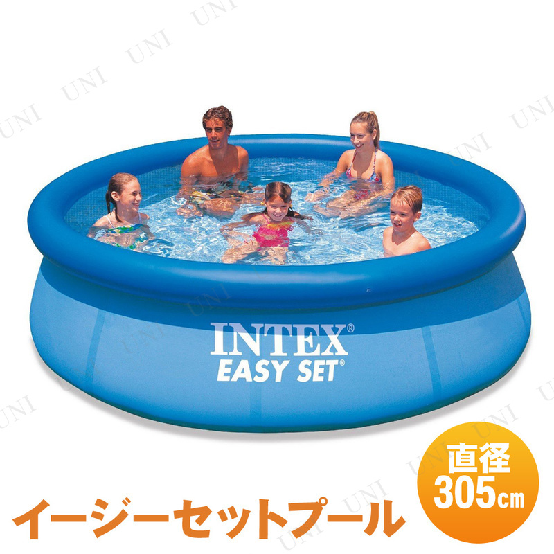 INTEX 大型プール プール ハッピークラブイージーセットプール レッド