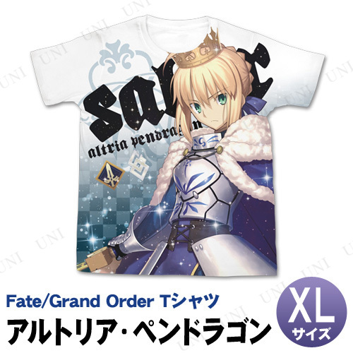 【取寄品】 Fate/Grand Order アルトリア・ペンドラゴン フルグラフィックTシャツ XL