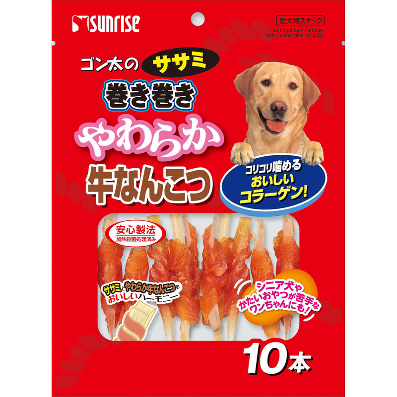 取寄品】 [4点セット] ゴン太のササミ巻き巻き やわらか豚アキレス 7本入 - 本店-パーティーグッズ通販-販売-パーティワールド