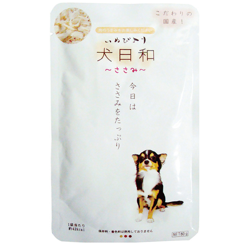 【取寄品】 わんわん 犬日和レトルト ささみ 80g - 本店-パーティーグッズ通販-販売-パーティワールド
