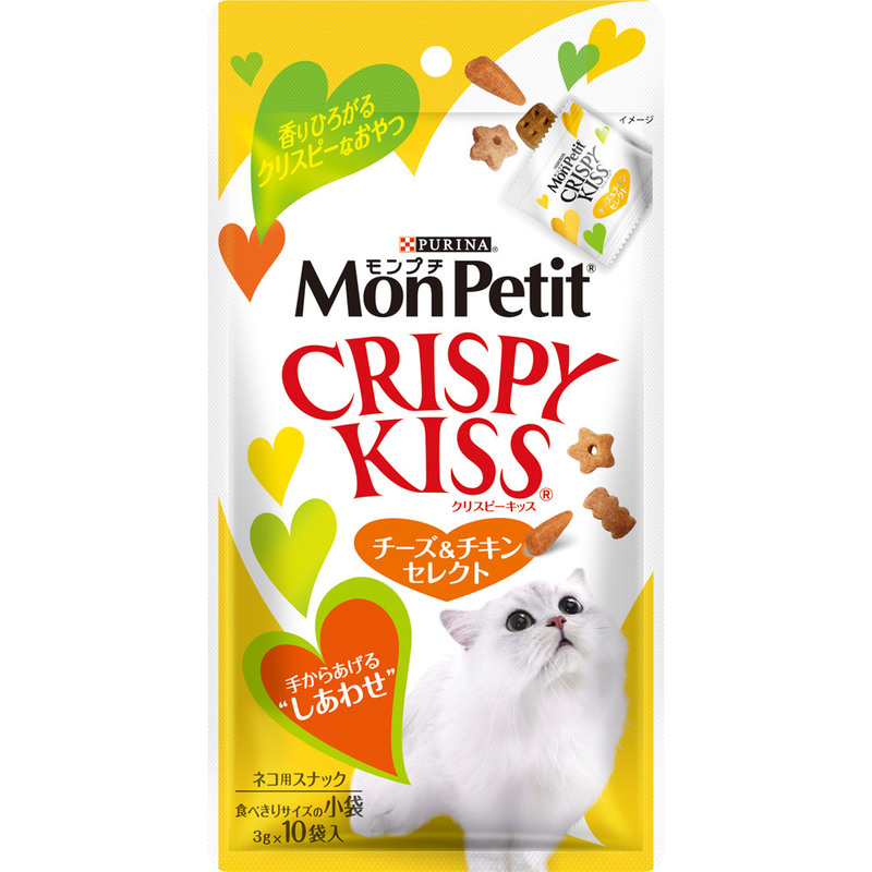 モンプチ クリスピーキッス 贅沢チキン味 30g - 本店-パーティーグッズ通販-販売-パーティワールド