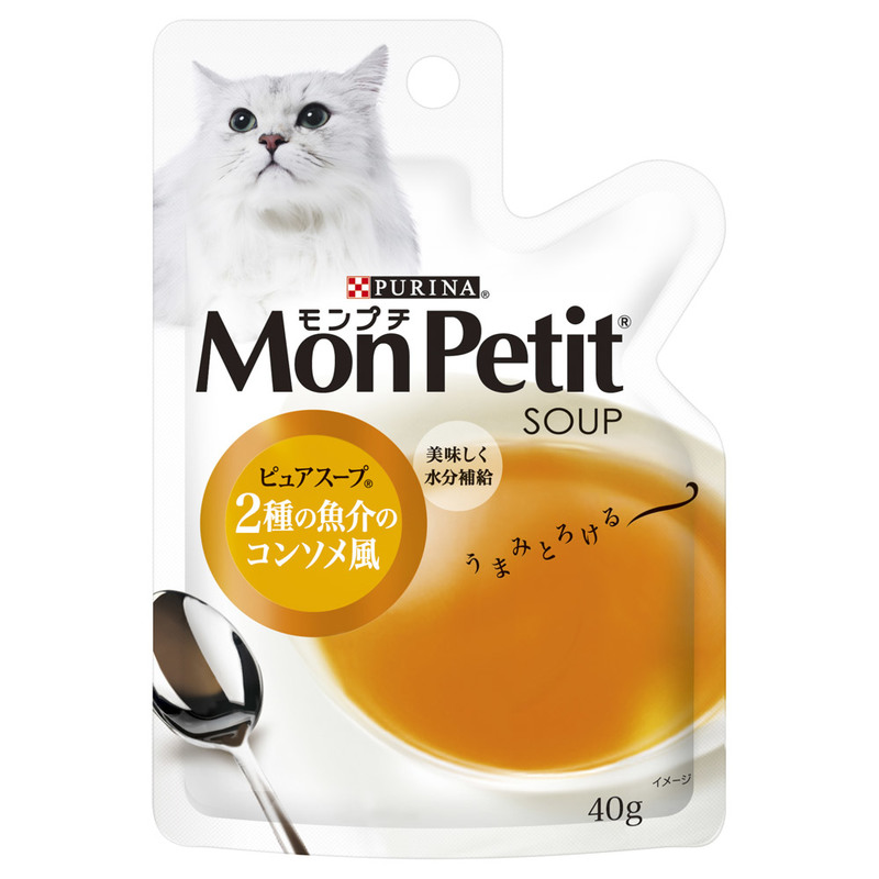 取寄品】 [15点セット] モンプチ まぐろスープ かにかま・小海老入り 40g - 本店-パーティーグッズ通販-販売-パーティワールド