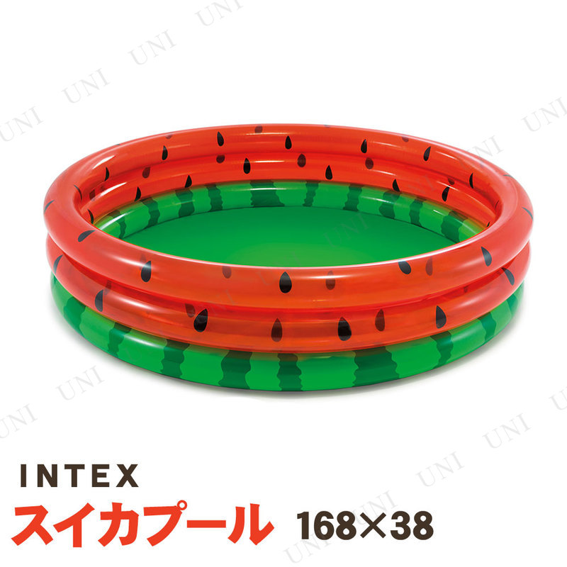 【取寄品】 INTEX(インテックス) ウォーターメロンプール 168×38cm