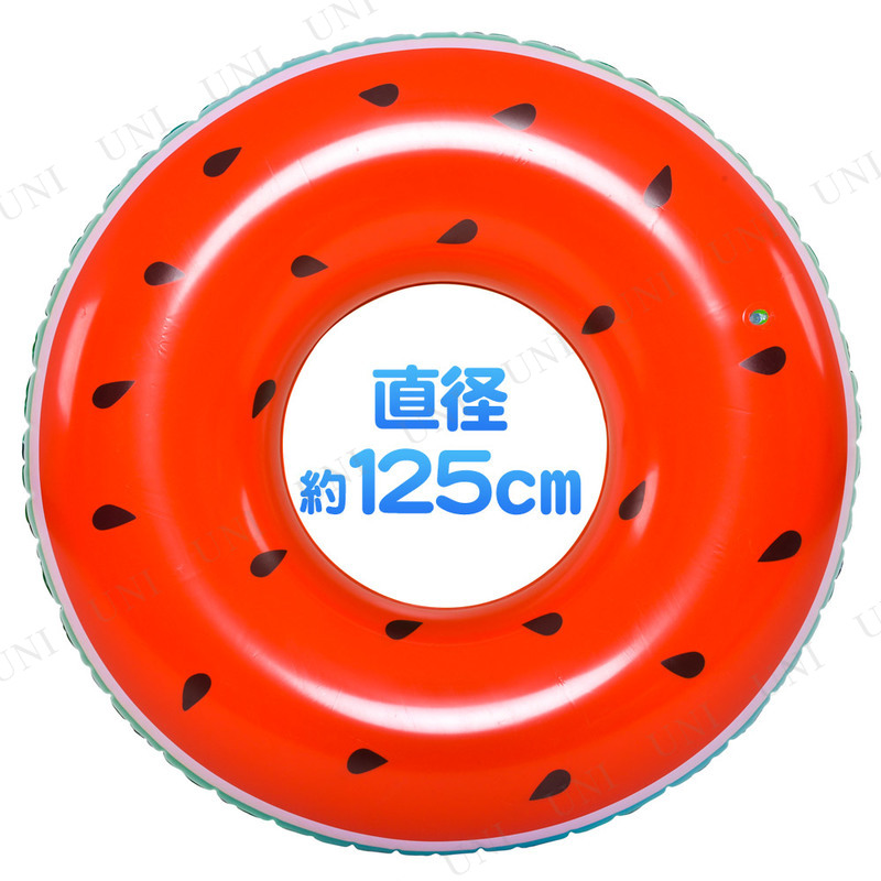 【取寄品】 浮き輪 125cm ジャンボウォーターメロン