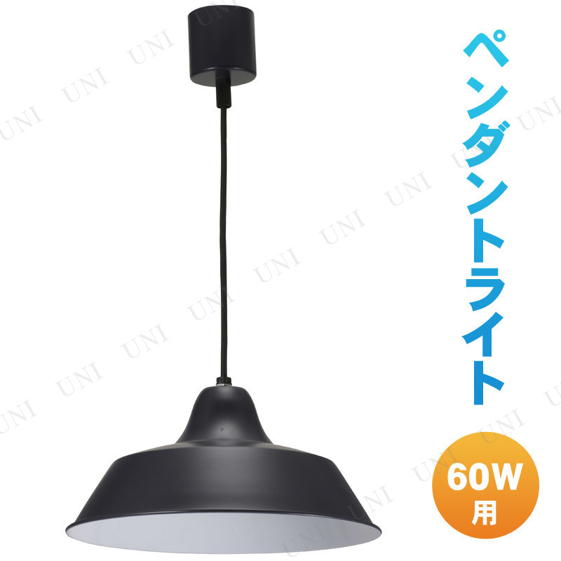 【取寄品】 ペンダントライト 60W用 ブラック 電球別売 LT-Y10AW-K