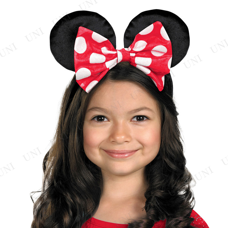 コスプレ 仮装 ミニーマウス カチューシャ 子供用 本店-パーティーグッズ通販-販売-パーティワールド