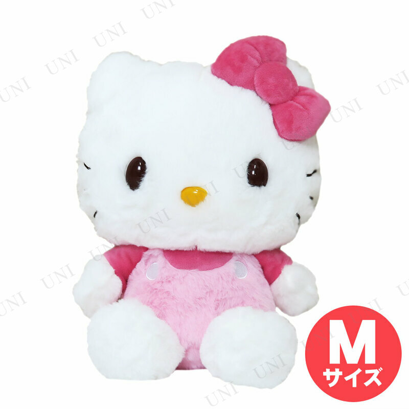 取寄品】 ほわほわ ハローキティ ぬいぐるみ M 本店-パーティーグッズ-販売-パーティワールド