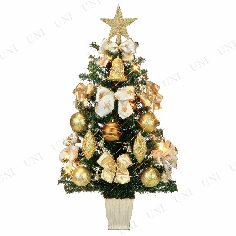 【取寄品】 クリスマスツリー 90cm エレガント陶器ツリー