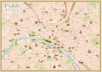 ڼʡ Paris Map A ݥ