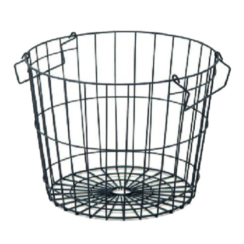 37.5×37×28cmスタッキングバスケット ブラック