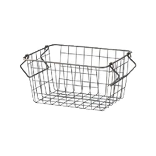 17.5×26.5×13cmスタッキングバスケット アンティークゴールド