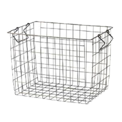 39.5×25×25cmスタッキングバスケット アンティークゴールド