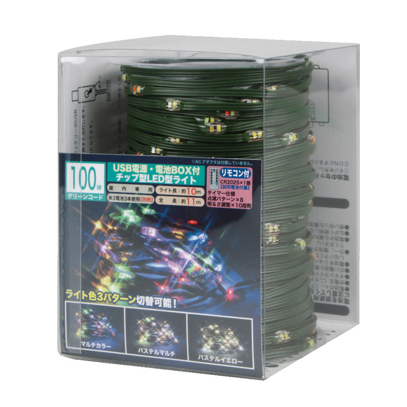 �ڼ���ʡ� ���å׷�LED�饤�� �ޥ��/�ѥ��ƥ륤������ 100�� ��⥳����