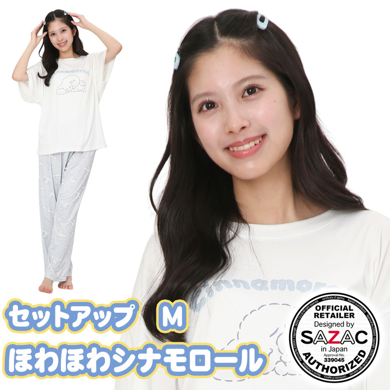 �ڼ���ʡ� SAZAC(�����å�) �ۤ�ۤ亮�ʥ�����륻�åȥ��å� �ۥ磻�ȡߥ��å��� ��ǥ���M