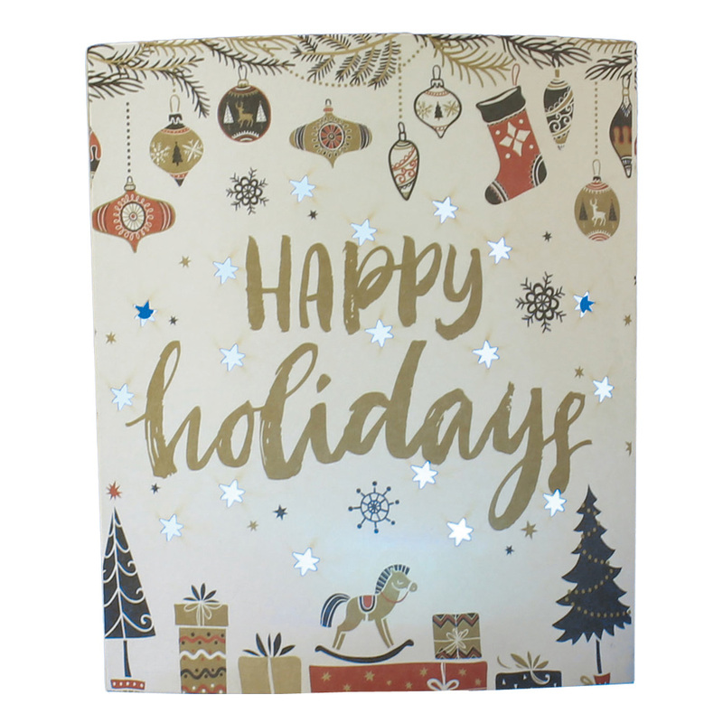 �ڼ���ʡ� ���ꥹ�ޥ�LED�ࡼ�ɥ饤�� �ϥåԡ��ۥ�ǡ� 16cm