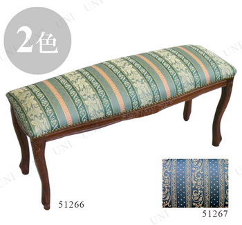 【取寄品】 ストライプスツールシリーズ 茶脚 Lサイズ 51267