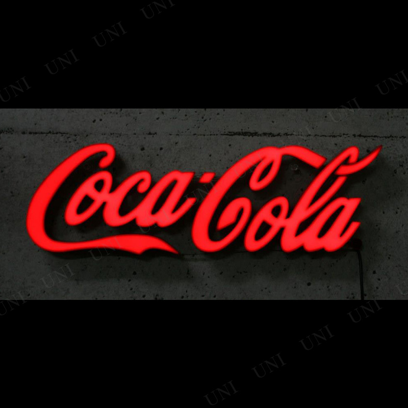 取寄品】 コカ・コーラ ブランド LEDミニレタリングサイン 本店-パーティーグッズ通販-販売-パーティワールド