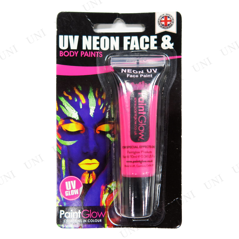 ץ  UV NEON UVͥ եܥǥڥ ԥ [10ml uv face  body paints (pink)]