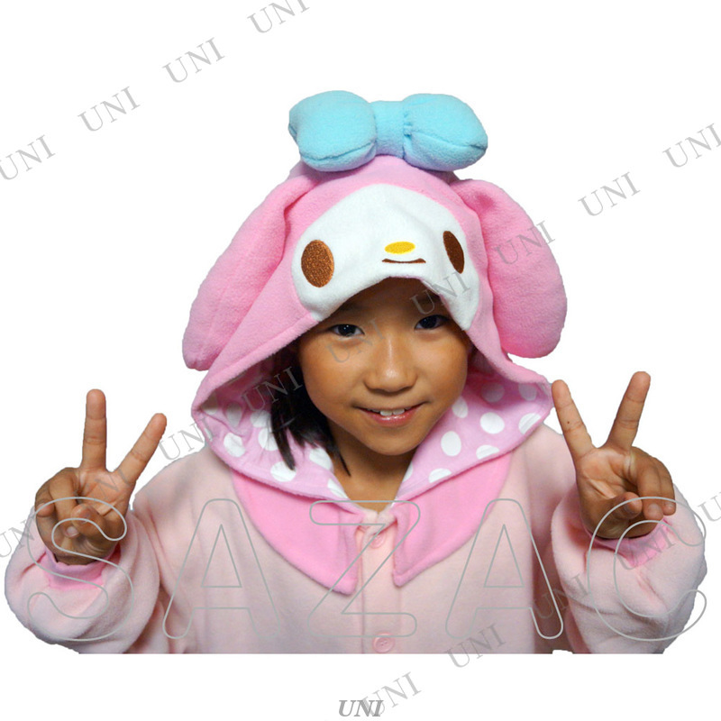 コスプレ 仮装 SAZAC(サザック) フリース着ぐるみ マイメロディ コスプレ 仮装 SAZAC(サザック) フリース着ぐるみ マイメロディ