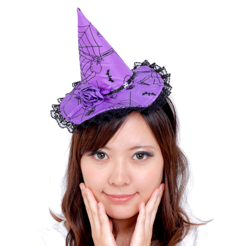 コスプレ 仮装 Patymo ハロウィンレースハットカチューシャ 本店-パーティーグッズ通販-販売-パーティワールド