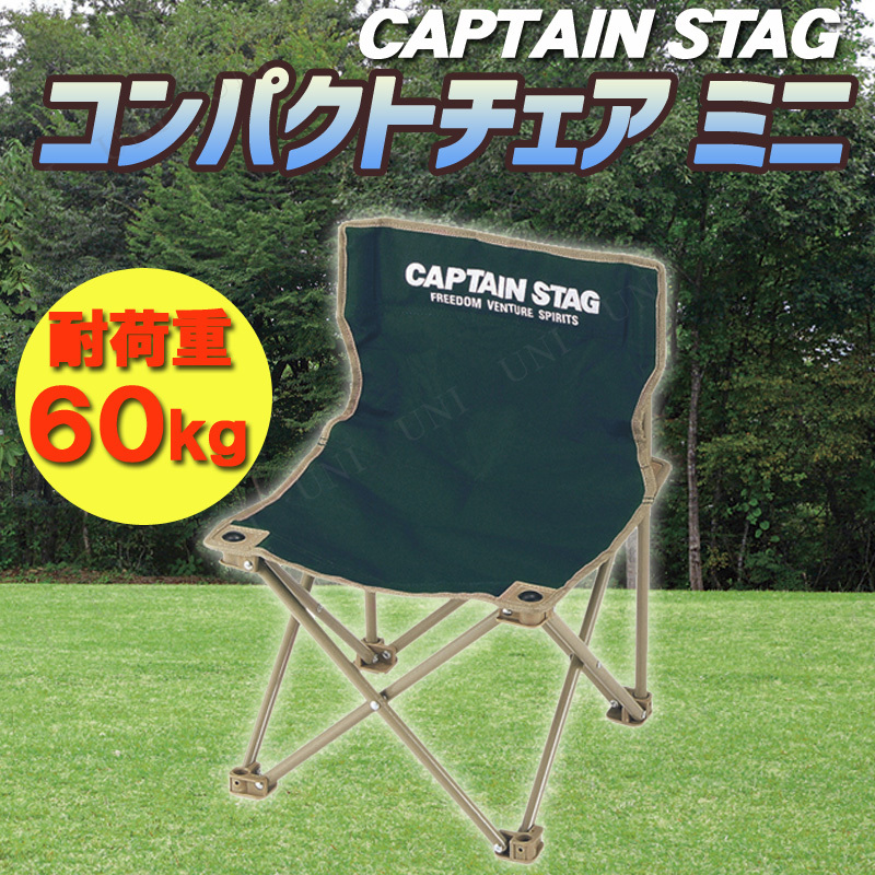 CAPTAIN STAG(キャプテンスタッグ) CS コンパクトチェア ミニ (グリーン) M-3875