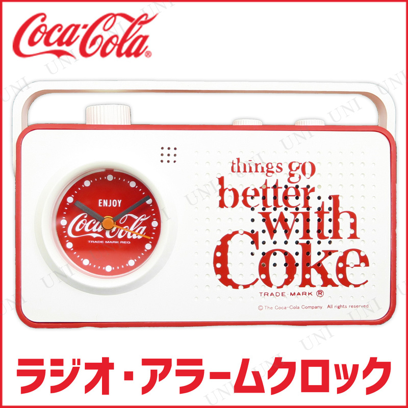 取寄品】 コカ・コーラ ブランド ラジオ/アラームクロック PJC-JJ11
