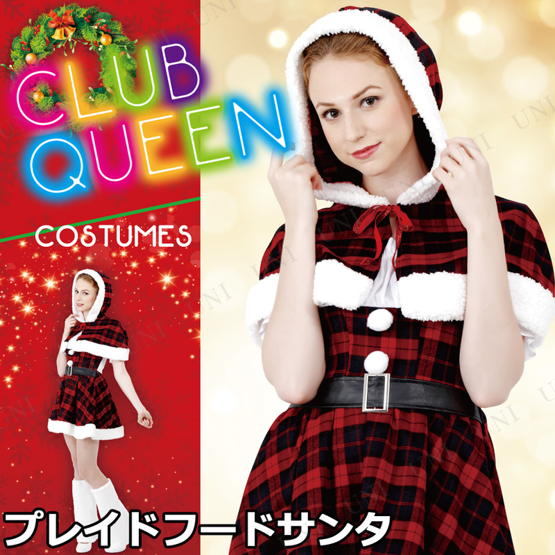 󥿡ץ CLUB QUEEN Plaid Hood Santa(ץ쥤ɥաɥ)