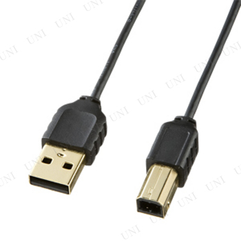 ڼʡ ˺USB֥(USB2.0A-B)[KU20-SL10BK]