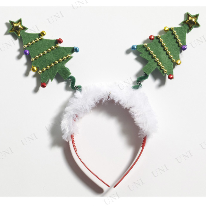 本店 パーティワールド クリスマスツリーカチューシャ コスプレ 変装グッズ 仮装 小物 ヘアーアクセサリー ヘッドバンド 髪飾り クリスマス